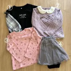 女の子　130　まとめ売り　秋冬 2025年最新】秋冬 女の子130まとめ売りの人気アイテム - メルカリ