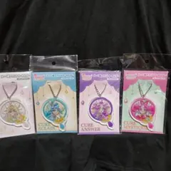 映画 名探偵プリキュア ルーペ型アクリルキーホルダー 4종 세트