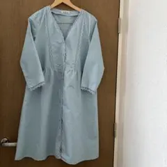 サマンサモスモス綿麻ワンピース