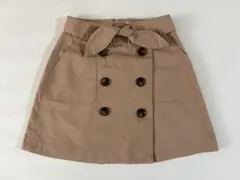 dazzlin トレンチ風 ミニスカート ベージュのサムネイル
