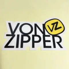 VONZIPPER ステッカー/ブラックxイエロー