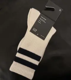 【新品未使用】GAP クルーソックス 22-24cm
