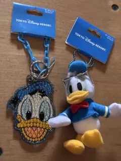 東京ディズニーリゾート ドナルド キーチェーン 2点セットのサムネイル
