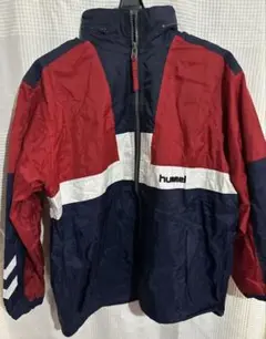 hummel ヒュンメル　ヴィンテージ　ナイロンジャケット フード付きのサムネイル