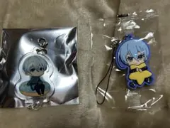 ★ブルーロック 氷織 羊 つながるチャーム ラバーストラップ 2点セット★