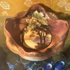 オールドノリタケ 金彩 ターコイズ 薔薇 カップ トリオ - メルカリ