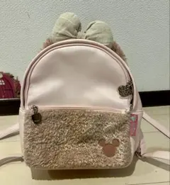 ディズニー シェリーメイ もこもこリュックサック ピンク リボン