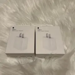 Apple USB-C 20W Power Adapter 2個