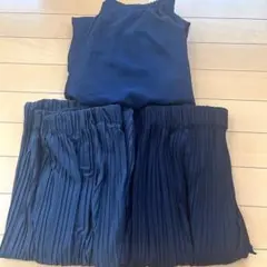 プリーツパンツ&ワイドパンツ３点セット