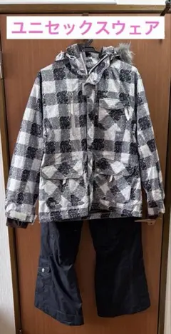 冬物セール!!BB スノーウェアセットアップジャケットM パンツL ユニセックス