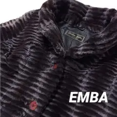 美品✨EMBA エンバ ミンク フリル ショート丈 毛皮 ファーコート
