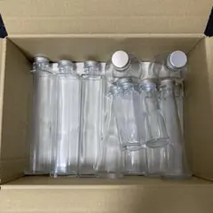 【未使用品】ガラス瓶 12本セット ハーバリウム用 ビン ハンドメイド