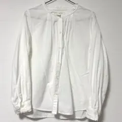 スタジオクリップ　Mサイズ　長袖フリル　シャツ　ブラウス　白