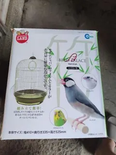 【新品】 鳥かご　インコ　キンカチョウ　餌付きのサムネイル