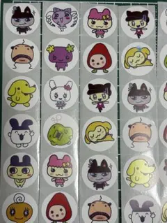 たまごっちロールシール切り売り14絵柄１シート６枚✖️20シート(１２０枚)セット