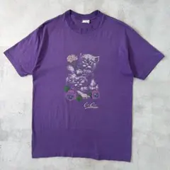 90s USA製　Two Cats　Tシャツ　アニマル　動物　猫　ネコ　シングル