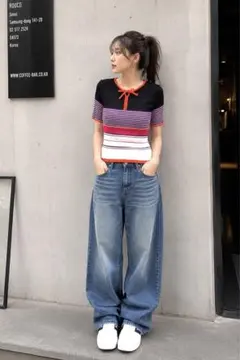 美品　クリスチャンディオール　KNIT WEAR サマーニットT 韓国ストリートのサムネイル