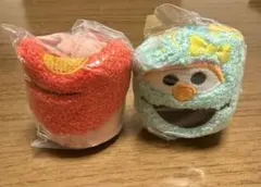 セサミストリート もこもこポーチ3 エルモ　ロジータ
