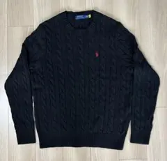 【極美品】POLO RALPH LAUREN ケーブルニット コットン100%！