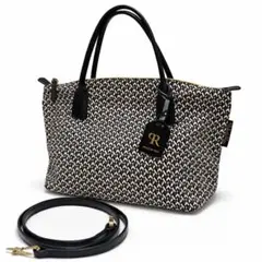 極美品✨️ロベルタピエリ 2way ショルダーバッグ タタミ ブラック 黒