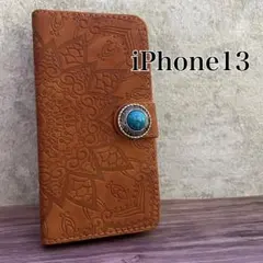 iPhone13　iPhoneケース　手帳型ケース　スマホケース　レザーケース