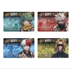 ヒロアカ　バースデイコレクションカード 2026 4枚セット