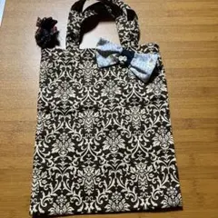 ハンドメイドバッグダマスク柄