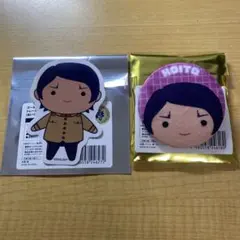 ゴールデンカムイ TOPPA!!! BASE ふわふわ缶バッジ ステッカー 鯉登