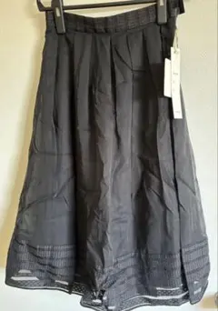 iriiri タックフレアスカート サイズ2 ブラック