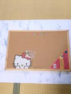 1998年　ハローキティ　コルクボード ハローキティ キティ カオハナ レトロ じかんわりボード 1998年