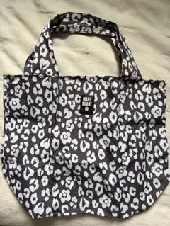 洗える マリークワント エコバッグ ヒョウ柄