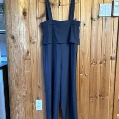 グレーサロペット フレアパンツ