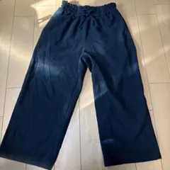 GU 黒 ロングパンツ 130cm