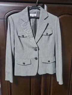 Come What May グレー ストライプ ブレザー