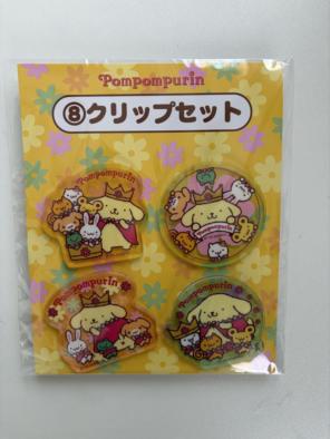 【1番くじ】ポムポムプリン30th クリップセット☆