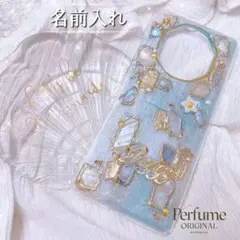 名入れ♡ニュアンスアートペイント✨キラキラグラデーション iPhoneケース