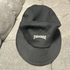 THRASHER ブラック バケットハット　バケハ