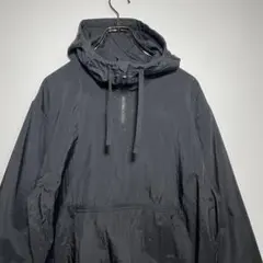 NIKE　ナイキ　ナイロンジャケット　サイズL　フーディー　スウォッシュ　古着