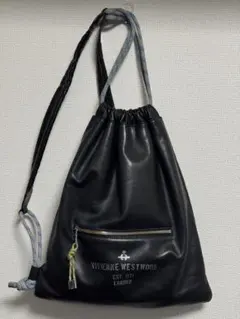 【Vivienne Westwood】超希少 レザー ナップサック ブラック