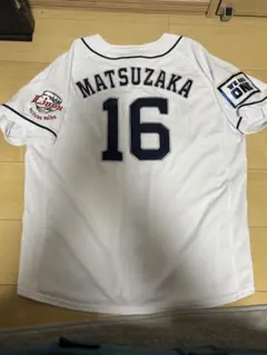 マジェスティック製】埼玉西武ライオンズ 70周年ユニフォームXL 松坂