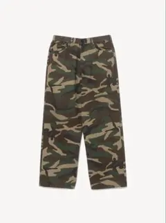 【限定】orSlow × BEAMS カモ柄 スーパーダッドパンツ