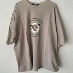 kutir Tシャツ ベージュ オーバーサイズ