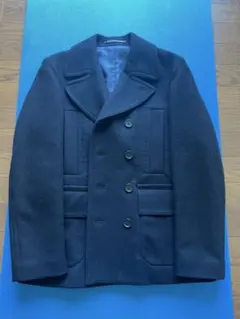 【極美品】ピーエスポールスミス　ピーコート　花柄　カシミヤ混　ブラック　S