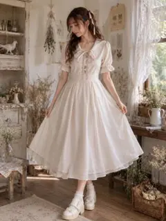 ♡ゆめ様♡ LIZLISA フルールティッシュテールワンピース ♡ゆめ様♡ LIZLISA フルールティッシュテールワンピース - メルカリ