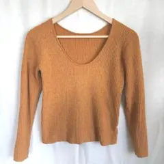 Searoomlynn 2wayブークレRIBニット　実物写真有