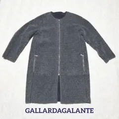 お値下げ中☆ボア／スエード2wayリバーシブルノーカラーコート