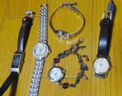 【5個】不動 腕時計まとめ SEIKO CITIZEN など ジャンク S138