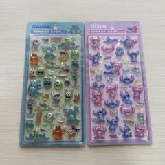 【国内正規品】ボンボンドロップシール モンスターズインク　スティッチ＆エンジェル
