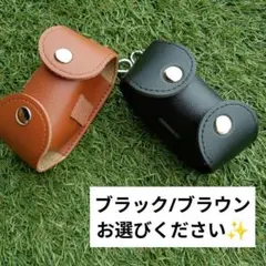 選べる2色✨️ゴルフボールケース ゴルフボールポーチ ボールホルダー ボールのサムネイル
