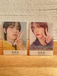 TXT ボムギュ　特典　クリアトレカ　2枚セット